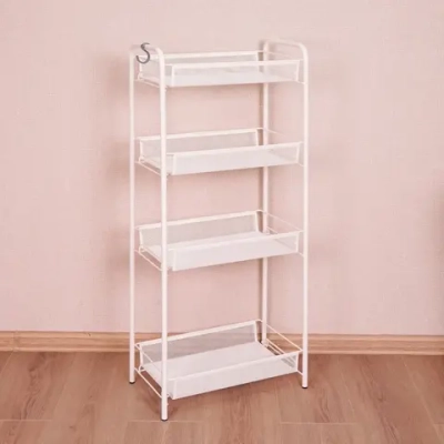 Этажерка 4х- секционная «Ладья 24», цвет белый, 44*25*96см