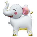 Шар Фольгированный Слоник белый (Белый)