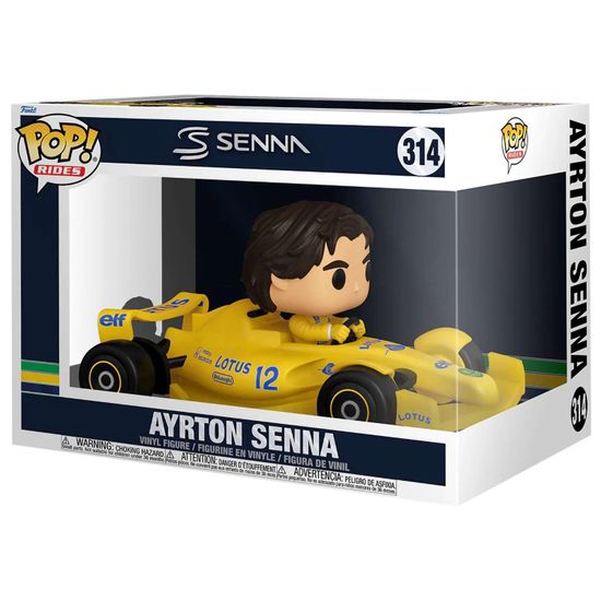 Фигурка Funko POP! Rides Lotus Ayrton Senna (314) 86181 / Фигурка Фанко ПОП! в виде бразильского автогонщика, Айртон Сенна