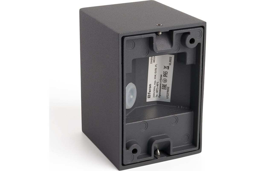 Светильник архитектурный DH050 ,на стену, GU10 230V, серый Feron