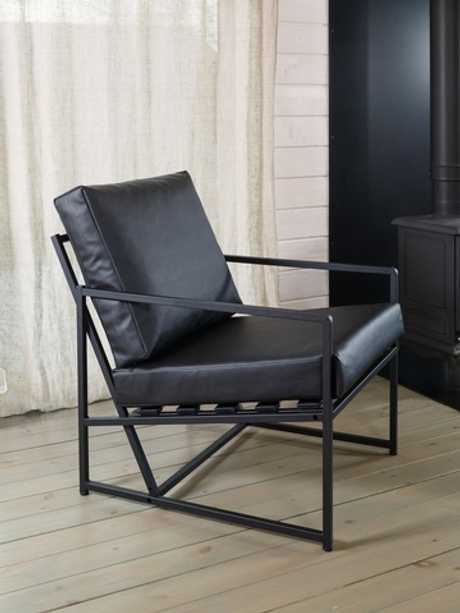 Кресло (Mateo), кожа ЭКО Black (Чёрный) / 1шт.