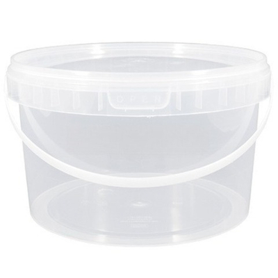 Ведро п/э с кр. 2,25 л (неокр) Луч (50 шт.) с ручкой