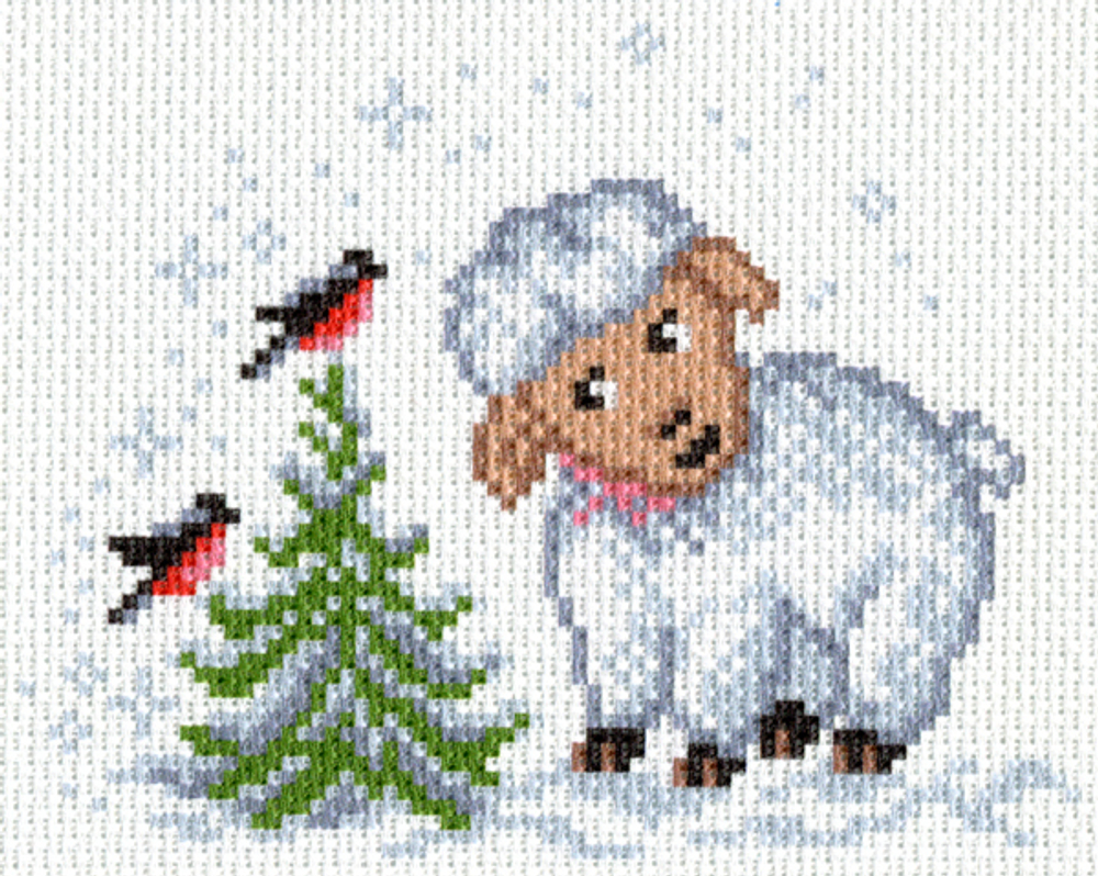 "Вестник года"-1605 канва с рисунком