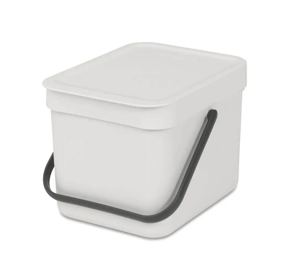 Brabantia Контейнер для сортировки мусора Sort & Go 6л, серый