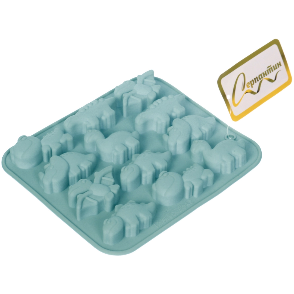 Форма силиконовая «Дракончики» 16,5*14,6*1,7см