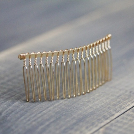 Основа для гребешка 8см (золото)