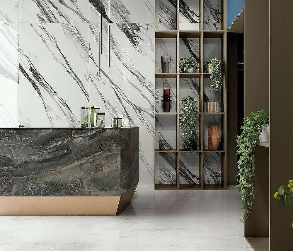 Керамогранит Italon Charme Deluxe Grigio Orobico Nat 610010001927 80х160 см ( матовая )