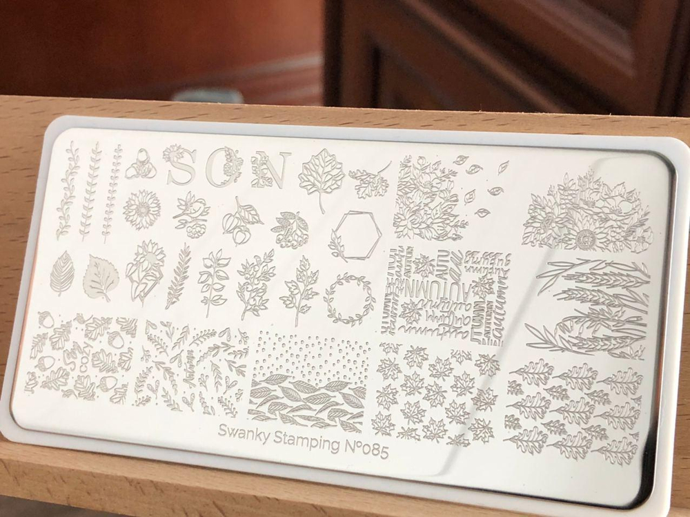 Пластина Swanky Stamping 085 осень