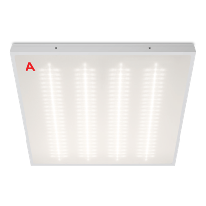 Светильник ЧИСТЫЙ ОФИС ДВО03-042 с БАП EM1 36Вт 4000К IP54 Микропризма 4400лм 595х595х48мм WOLTA PRO