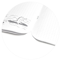 Тетрадь 40л арт. 64824/ЗАЙКА И СЛАДКАЯ ВАТА /180х255 мм, фигурная вырубка, мягкий переплёт (2 скобы). вн.блок - белый офсет, точка. Обложка - мелованный картон 190 г/м²,