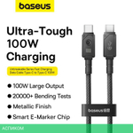 Кабель Baseus Unbreakable 1m Cluster Black (P10355800111-00)