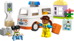 LEGO DUPLO 10447 «Скорая помощь с водителем» — развивающий набор для малышей 2+