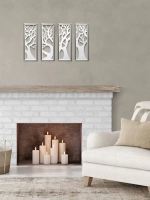 Панно на стену для интерьера 4 шт.