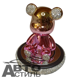 Ароматизатор-игрушка -на торпеду- Мишка - YC-14BPG сине-розовый