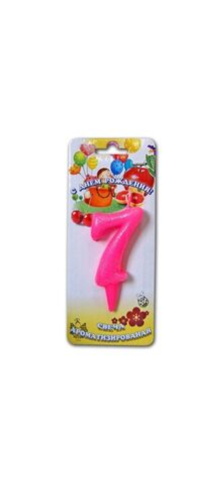 Свеча Мармеладки Цифра 7