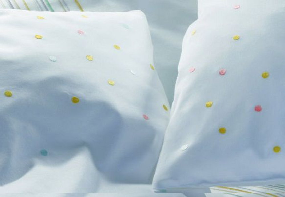 Наволочка 40х40 Christian Fischbacher Luxury Nights Punti 718 Швейцария детали