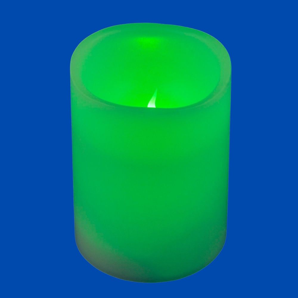 ULD-F052 RGB RC CANDLE Фигура светодиодная Свеча на батарейках 2АА не в-к. 7.5х10 см. 1 светодиод. RGB свет. Пульт ДУ в-к. TM Uniel