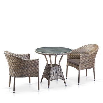Комплект плетеной мебели T705ANT/Y350G-W1289 2Pcs Pale