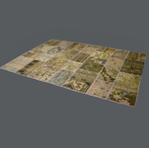 Ковер натуральный из лоскутов 250X184