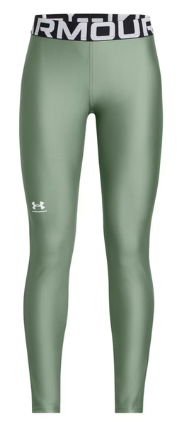 Штаны для девочки теннисные Under Armour Girls Heat Gear Leggings - зеленый