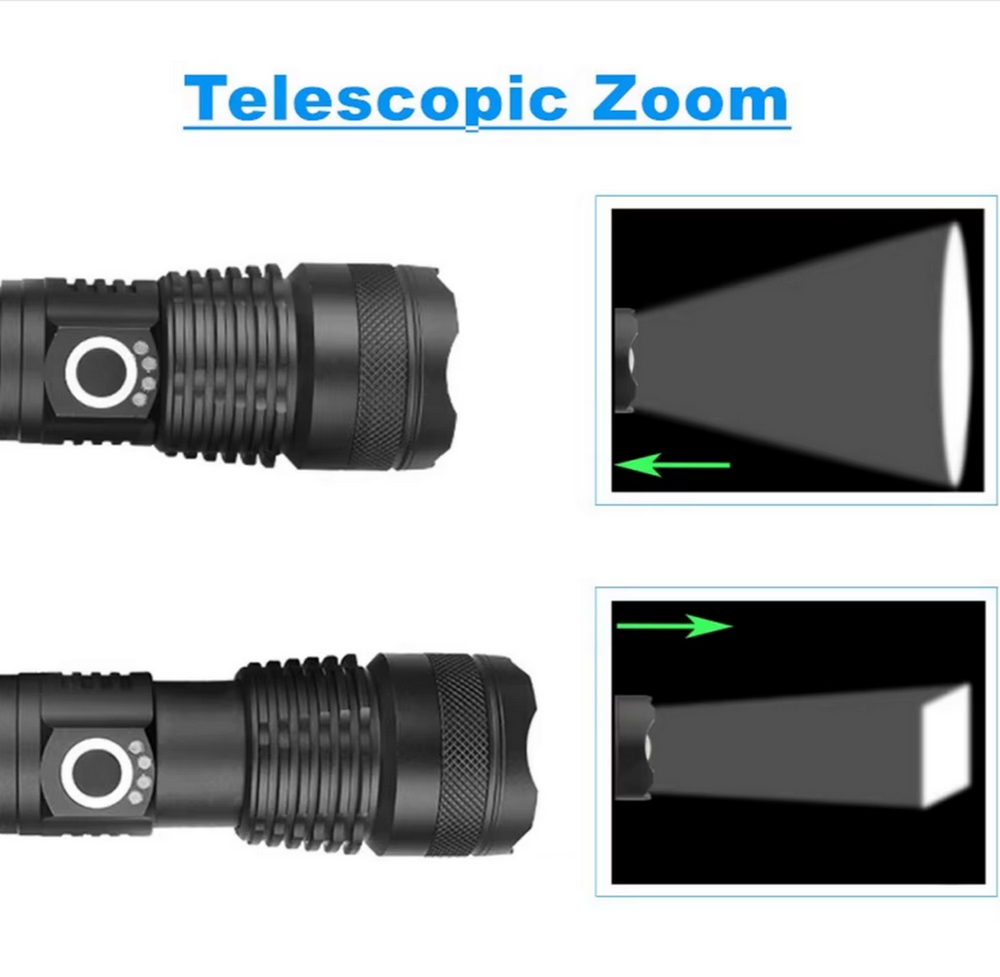Фонарь ручной высокой яркости "1000м." Огонь H-631-P70