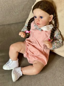 Кукла Реборн мягконабивная 60см в пакете (FA-141)