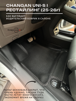 Передние автомобильные коврики ЭВА с бортами для Changan UNI-S рестайлинг (CS55 Plus рестайлинг 2)