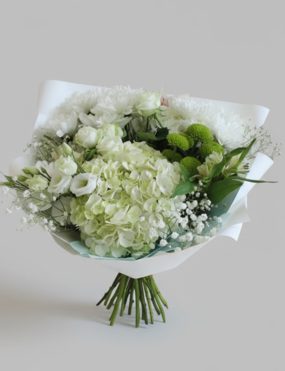 Букет с гортензией Нежное облако