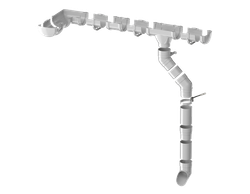 ТН ОПТИМА хомут трубы, белый