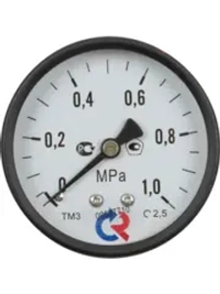 Манометр осевой РОСМ 10 бар 1/4" 63 мм