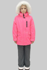 Комплект зимний д/девочки А 50-21 р.116, алый (Rusland)