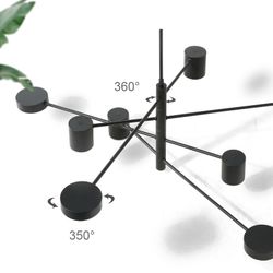 Люстра Motvikt Black 6 By Imperiumloft