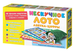 Нескучное лото "Азбука-цифры" арт.8116