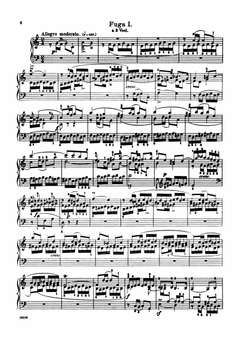 The well-tempered clavichord. Forty-eight preludes and fugues in two volumes | Johann Sebastian Bach; Carl Czerni