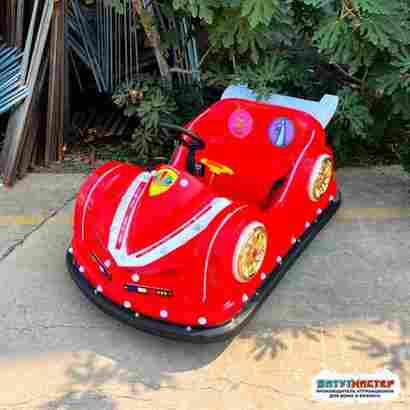Бамперная машина «Гоночный болид» детская, 2 места, на батареях для проката