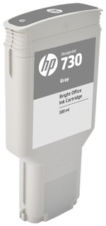 Картриджи HP 730 P2V72A серый