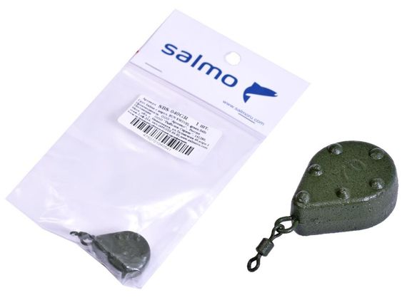 Грузило Salmo с вертл. BUN SWIVEL green 040г