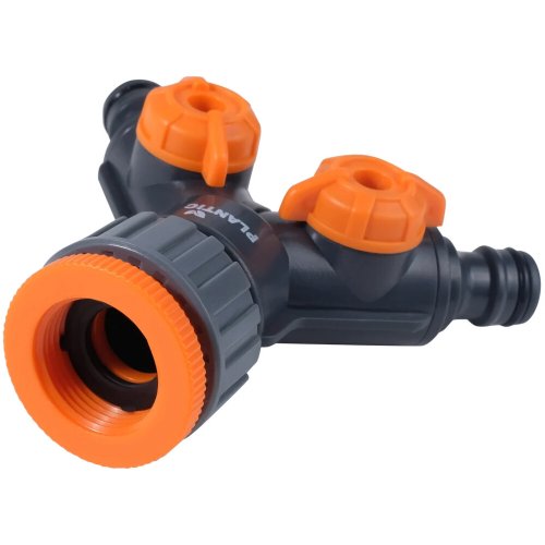 Штуцер для крана Plantic Light 1/2"-3/4 -1" два канала   39383-01