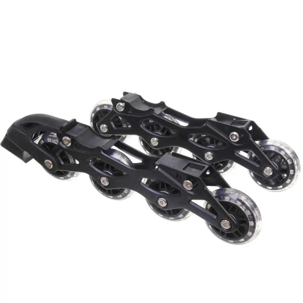 Коньки раздвижные, ледовые с роликовым блоком Sportage FIT101 Dual (размер 34-38)