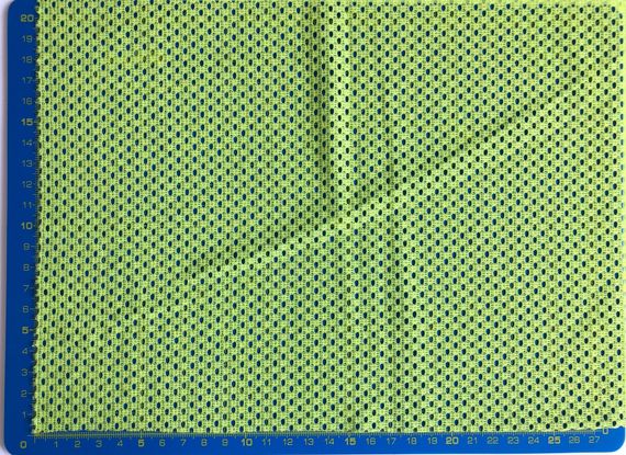 Сетка-стрейч арт.0784, перфорация, Италия, салатовый
