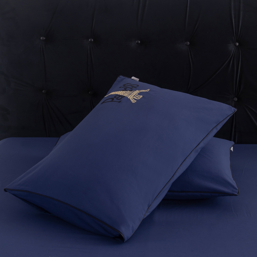 КПБ Mood of Paris на резинке MPR011, Евро, 4 наволочки, простынь 160*200*35