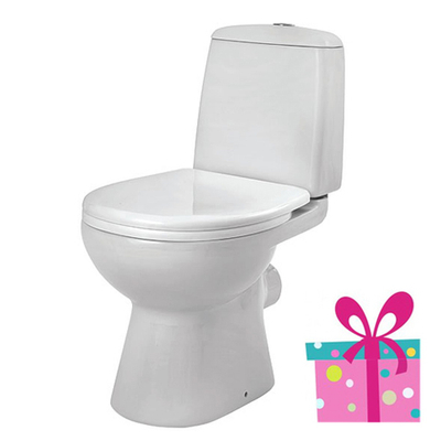 Унитаз напольный Santek Цезарь 1.WH30.1.745