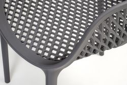 "Беллини" обеденная группа на 2 персоны, цвет темно-серый