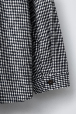 ZARA РУБАШКА В КЛЕТКУ С МИККИ МАУСОМ © DISNEY, МОРСКОЙ СИНИЙ