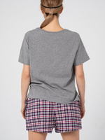 Уютный пижамный комплект с маской (Размер: L) (Цвет: черный)