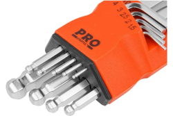 Набор коротких шестигранных ключей STARTUL PRO 1,5-10 мм, 9 предметов, с шаром PRO-89409