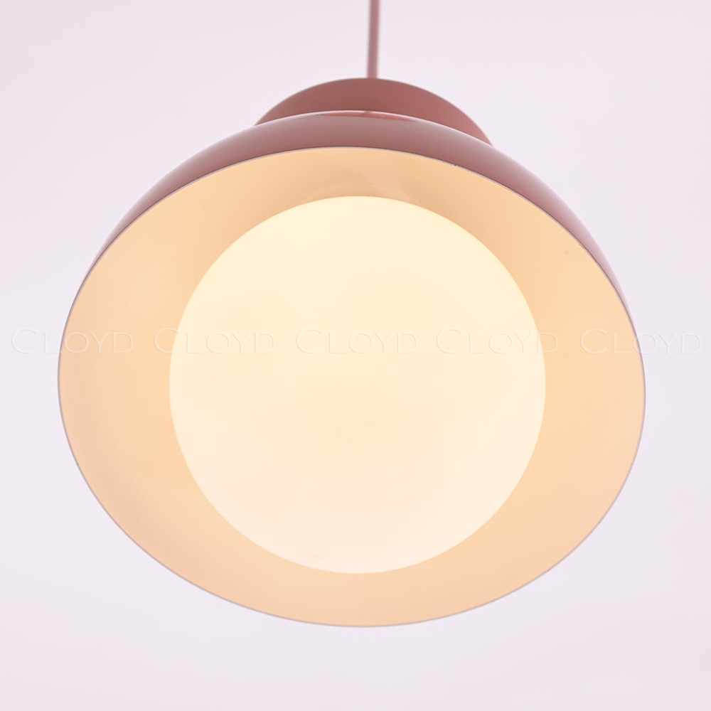 Подвесной светильник Cloyd ERMA-A P1 / Ø20 см - коралловый (арт.11340)