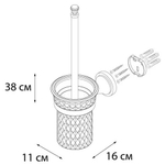 "CRYSTAL" Ёрш для туалета SF-35013 (к/к 5)