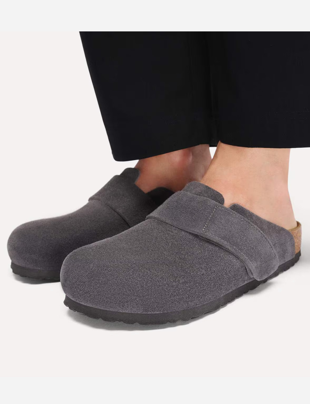 Birkenstock Loma Suede Leather "Charcoal"