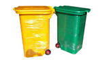 Контейнер для мусора 400 (на колесах). Экогрупп ДВ 360 л.(920x730x1120см;желтый) - арт.561121